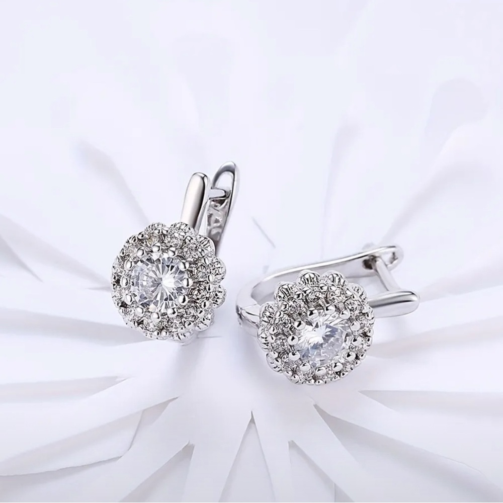 925 Silver Zirconia Earrings